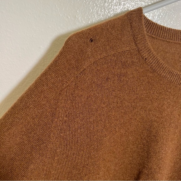 Vintage Basic Concepts Crewneck Sweater Tan Cashmere L - Picture 5 of 10